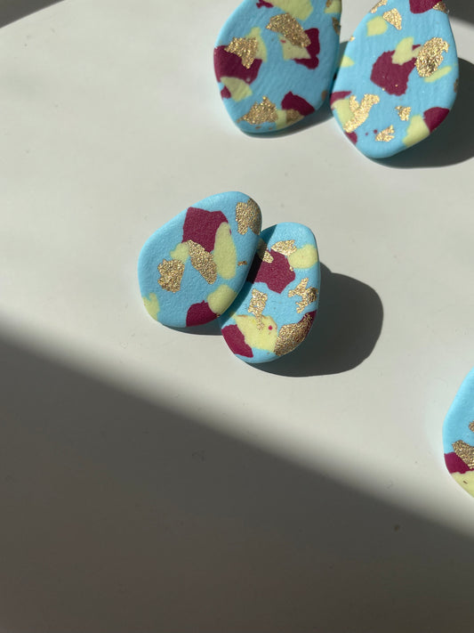 Mini harri tie dye azul