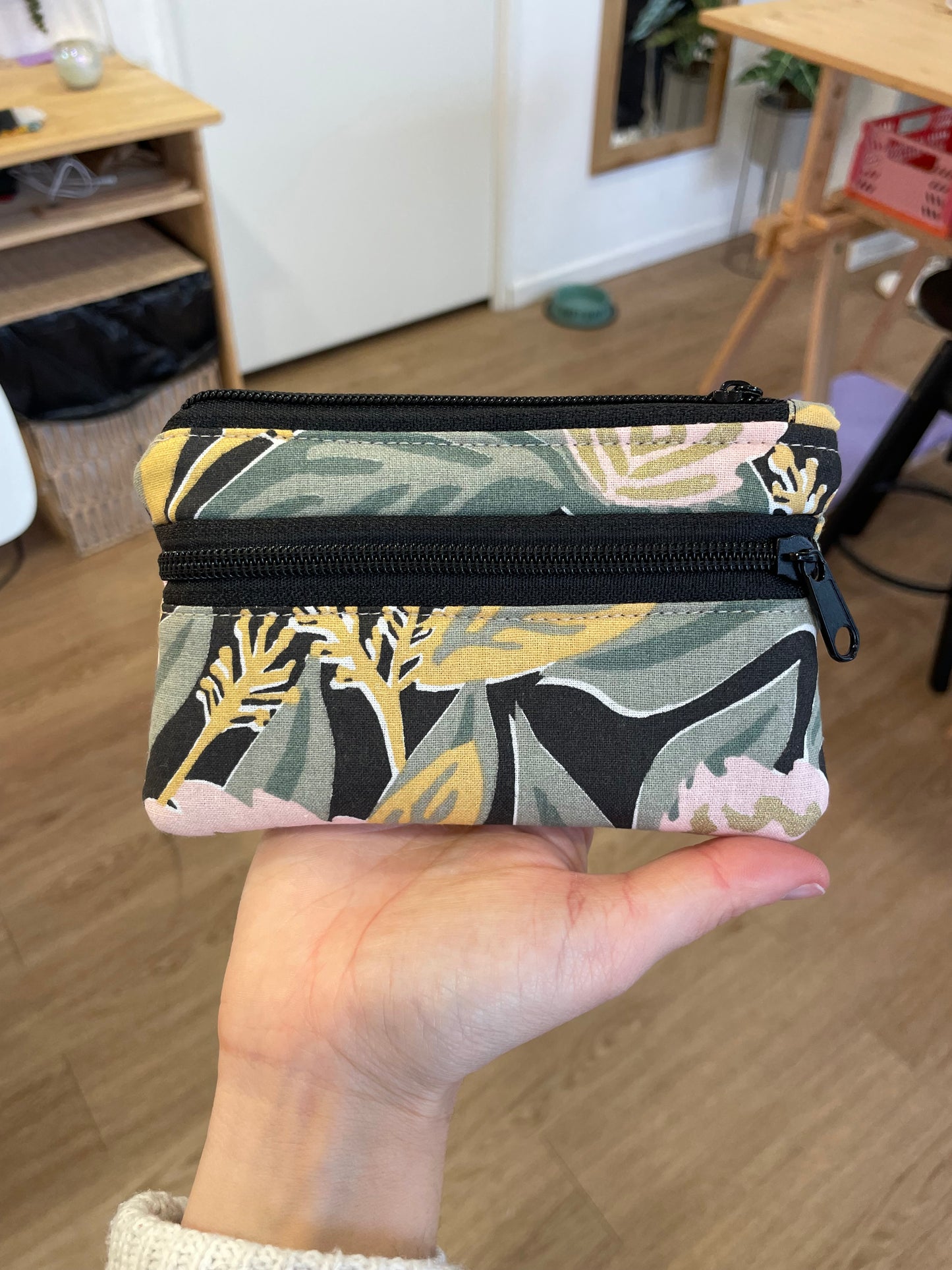 Cartera jardín de flores