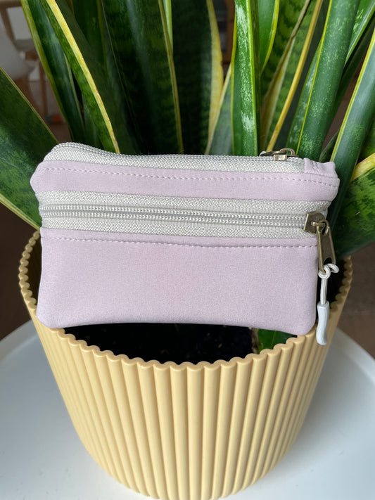 Cartera softshell rosa palo