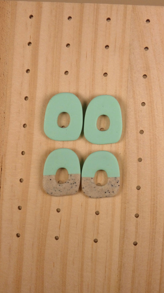 MINI DONUTS AZUL TURQUESA VIRUTAS