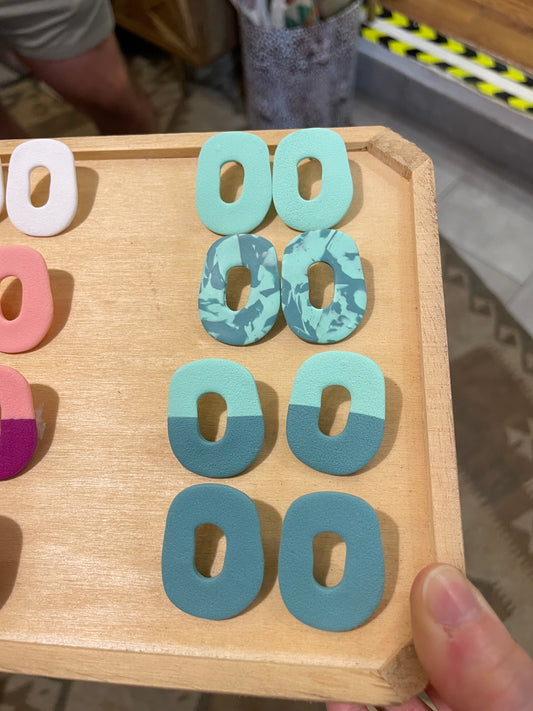 Maxi donuts azul turquesa/agua