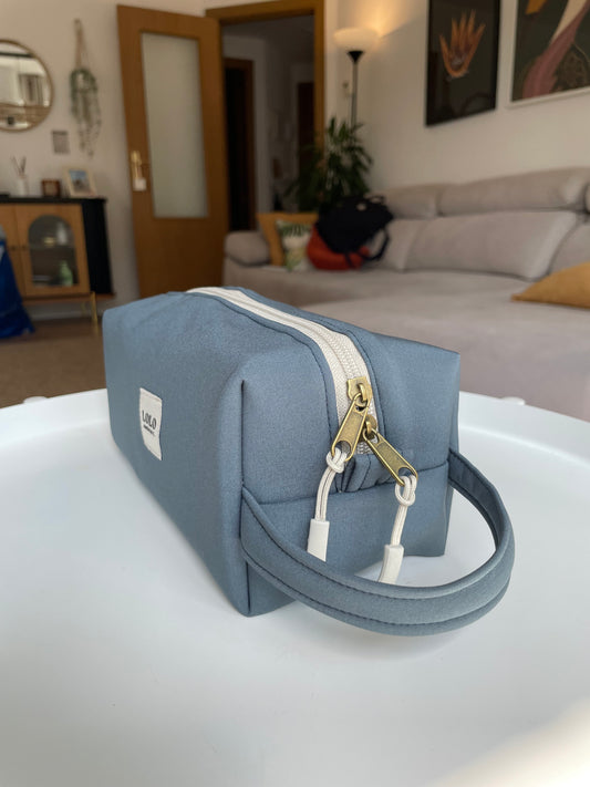 Neceser azul grisáceo softshell