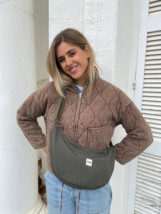 Bolso moon XL softshell verde botella