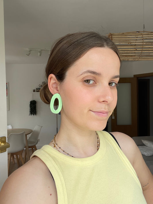 Maxi aro verde menta