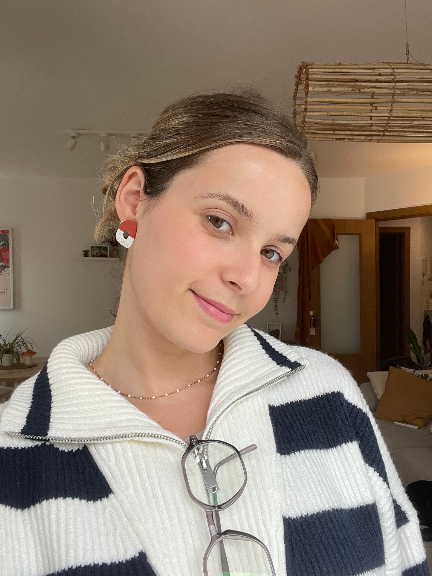 MINI DONUTS TERRACOTA&BLANCO VIRUTAS