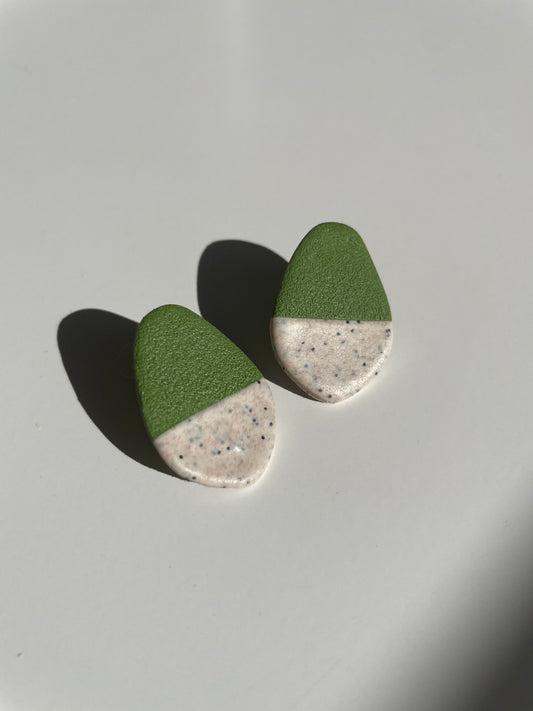 Mini harri verde botella-gris virutas