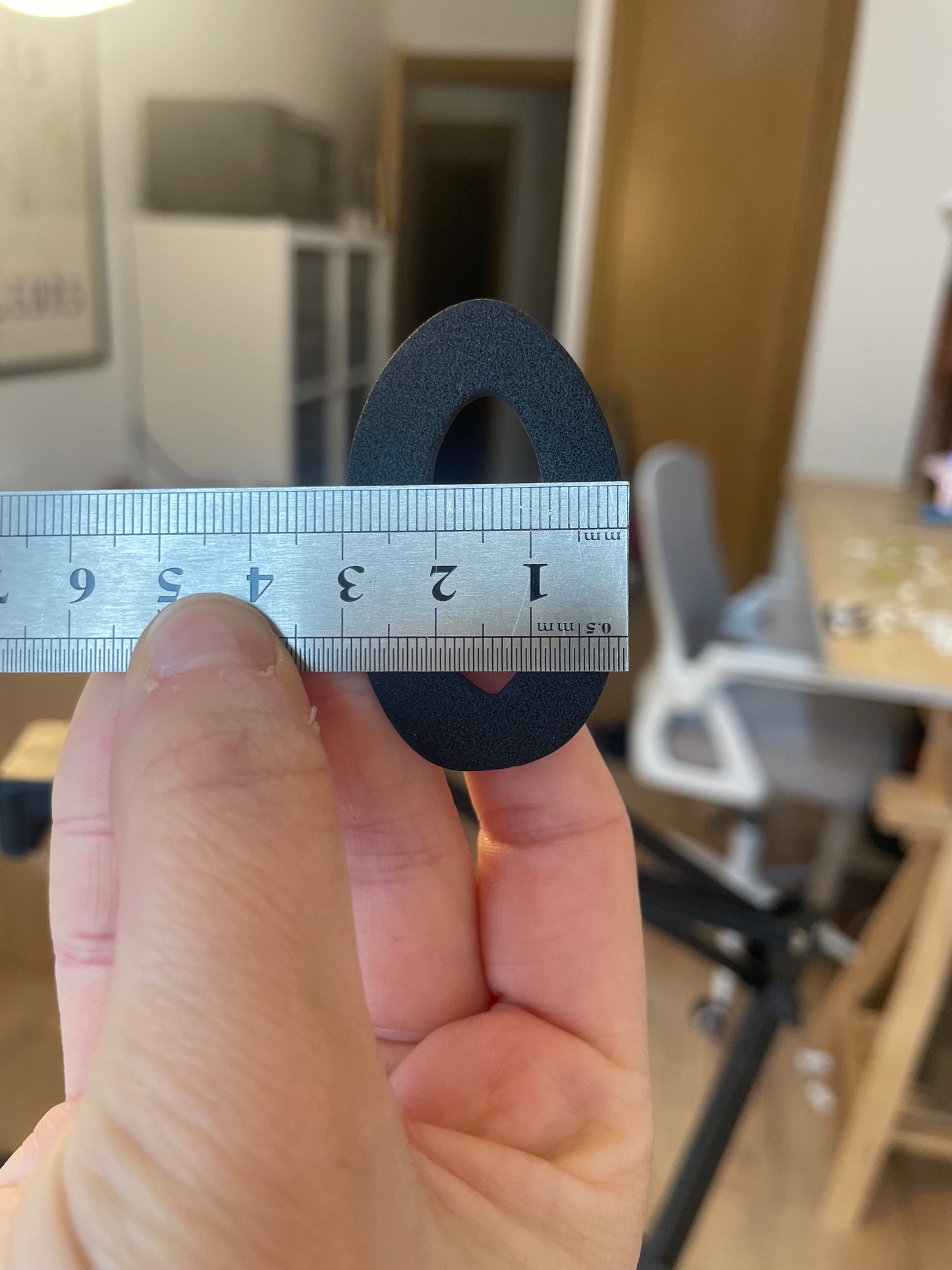 Maxi aro blanco virutas