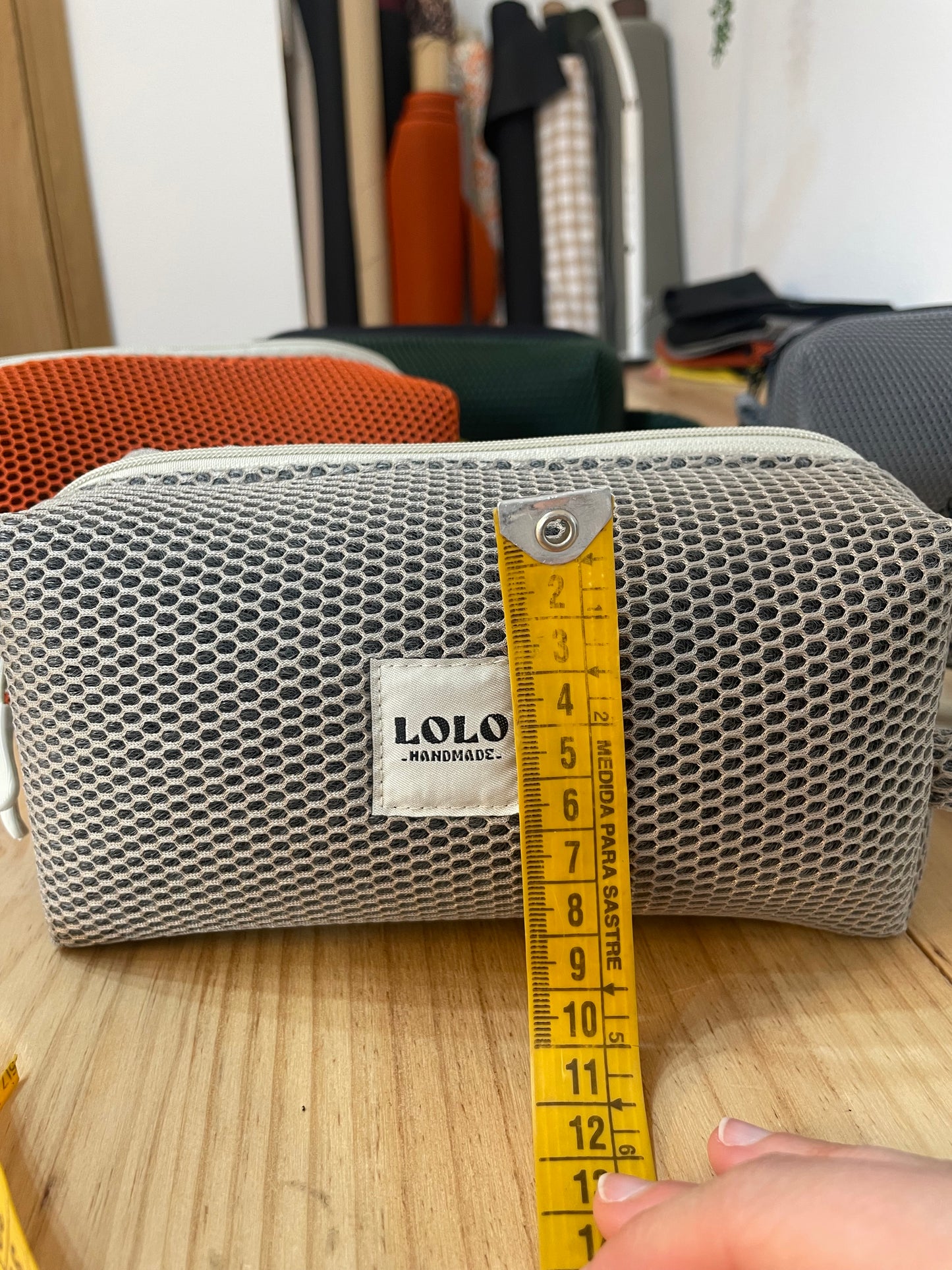 Neceser malla 3D azul marino