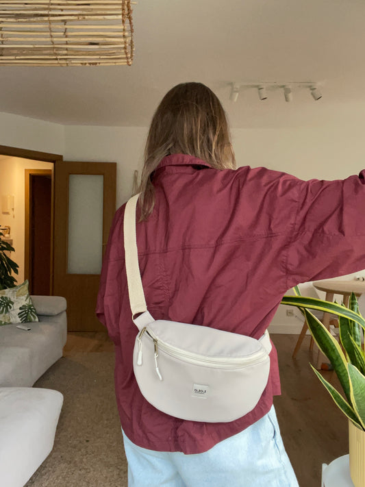 Riñonera XL beige softshell