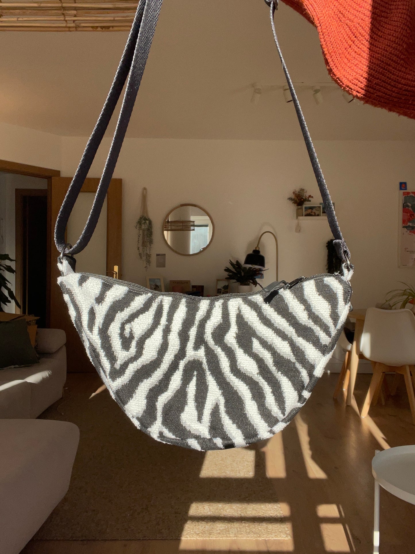 Bolso moon cebra