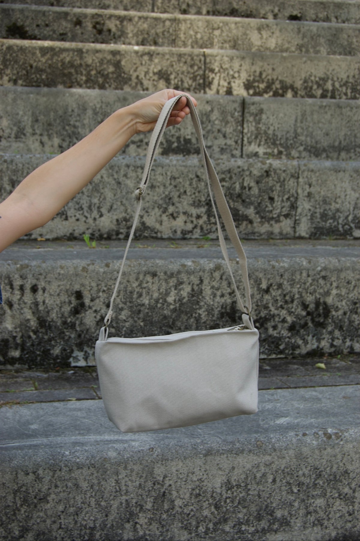 Bolso rectangular beige