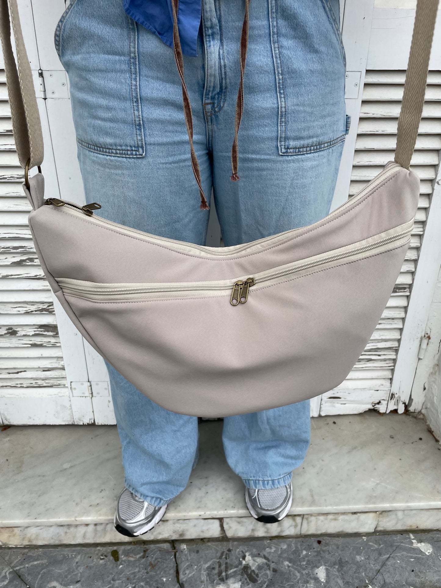 Bolso moon XL softshell beige