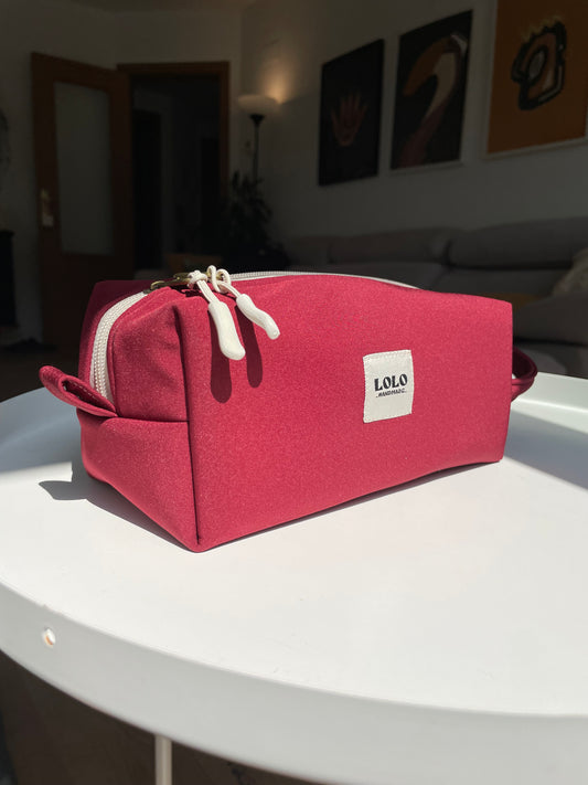 Neceser burdeos softshell