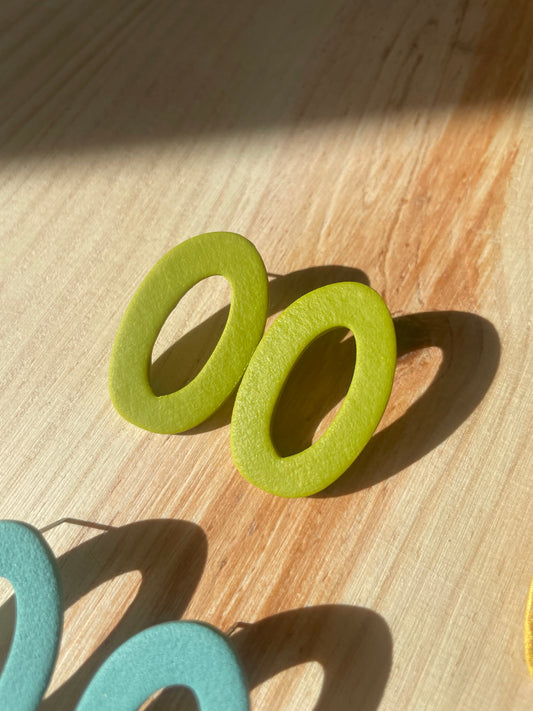 Mini aro verde césped