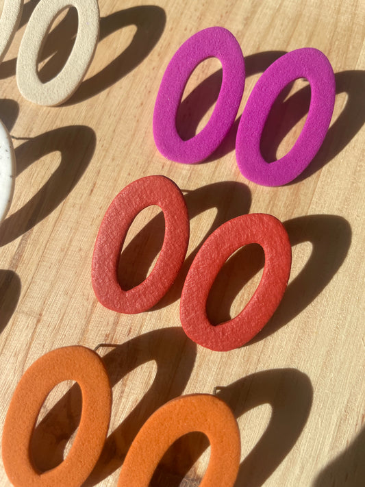 Mini aro terracota efecto cuero