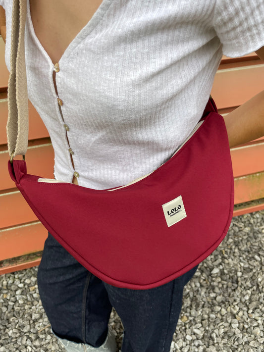Bolso moon softshell burdeos
