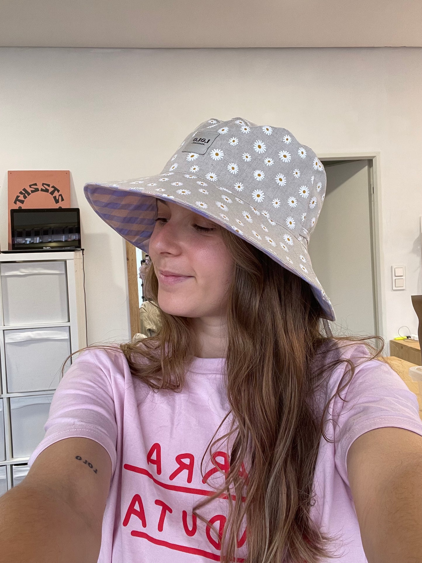 Bucket hat mini margaritas/vichy