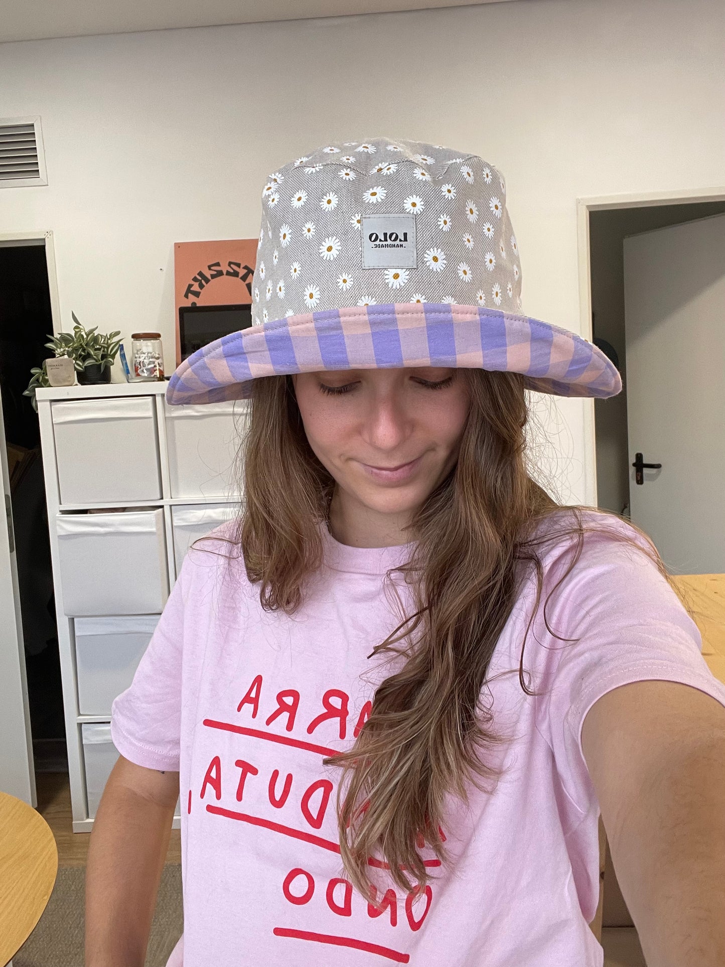 Bucket hat mini margaritas/vichy