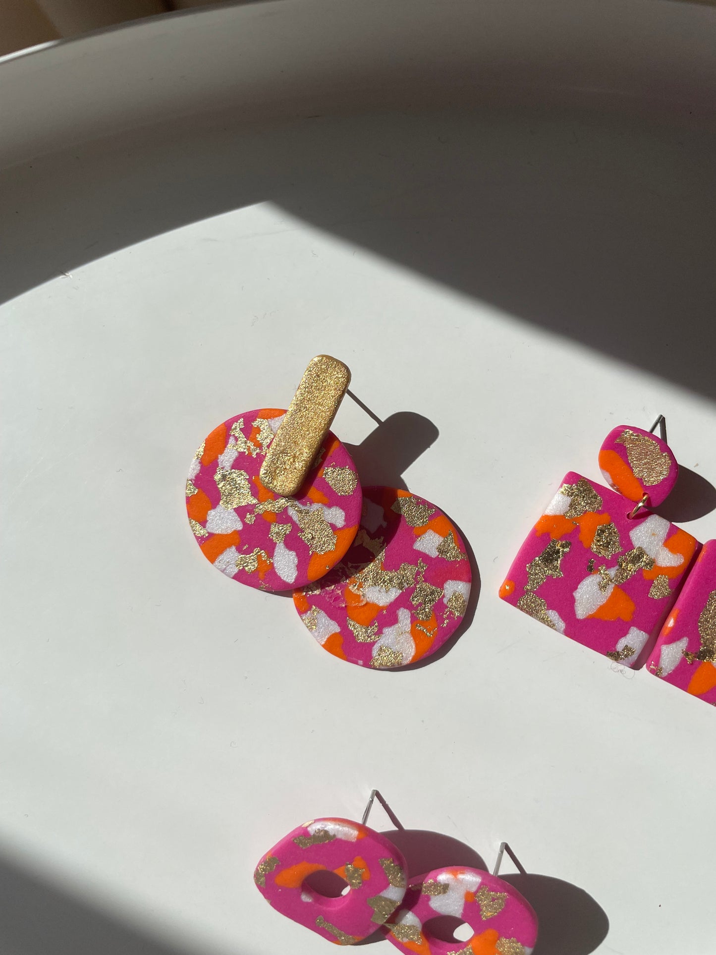 Círculo tie dye rosa