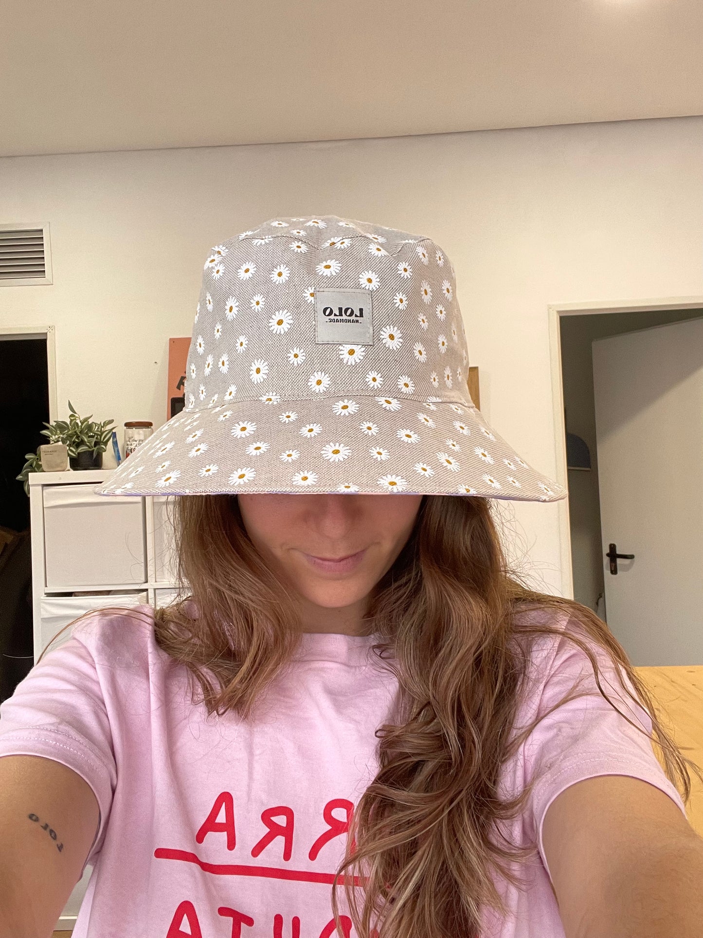 Bucket hat mini margaritas/vichy