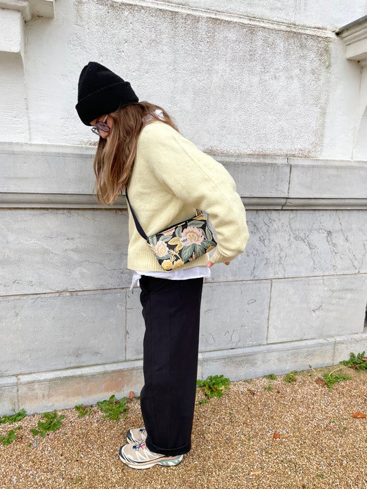 Bolso pocket jardín de flores