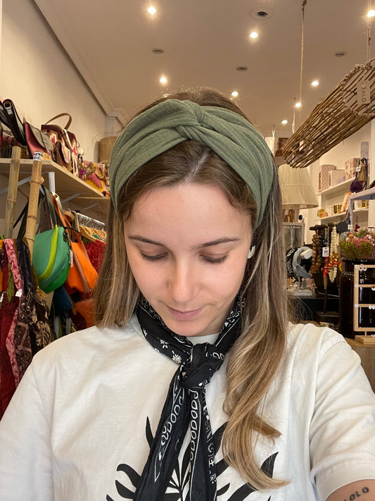 Turbante verde