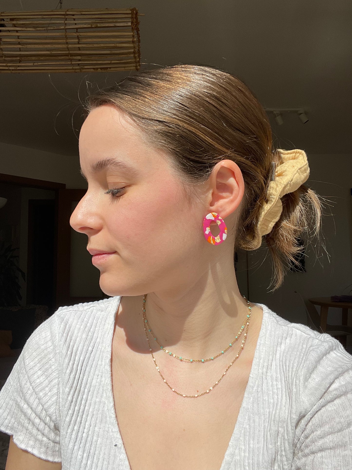 Mini leize tie dye rosa