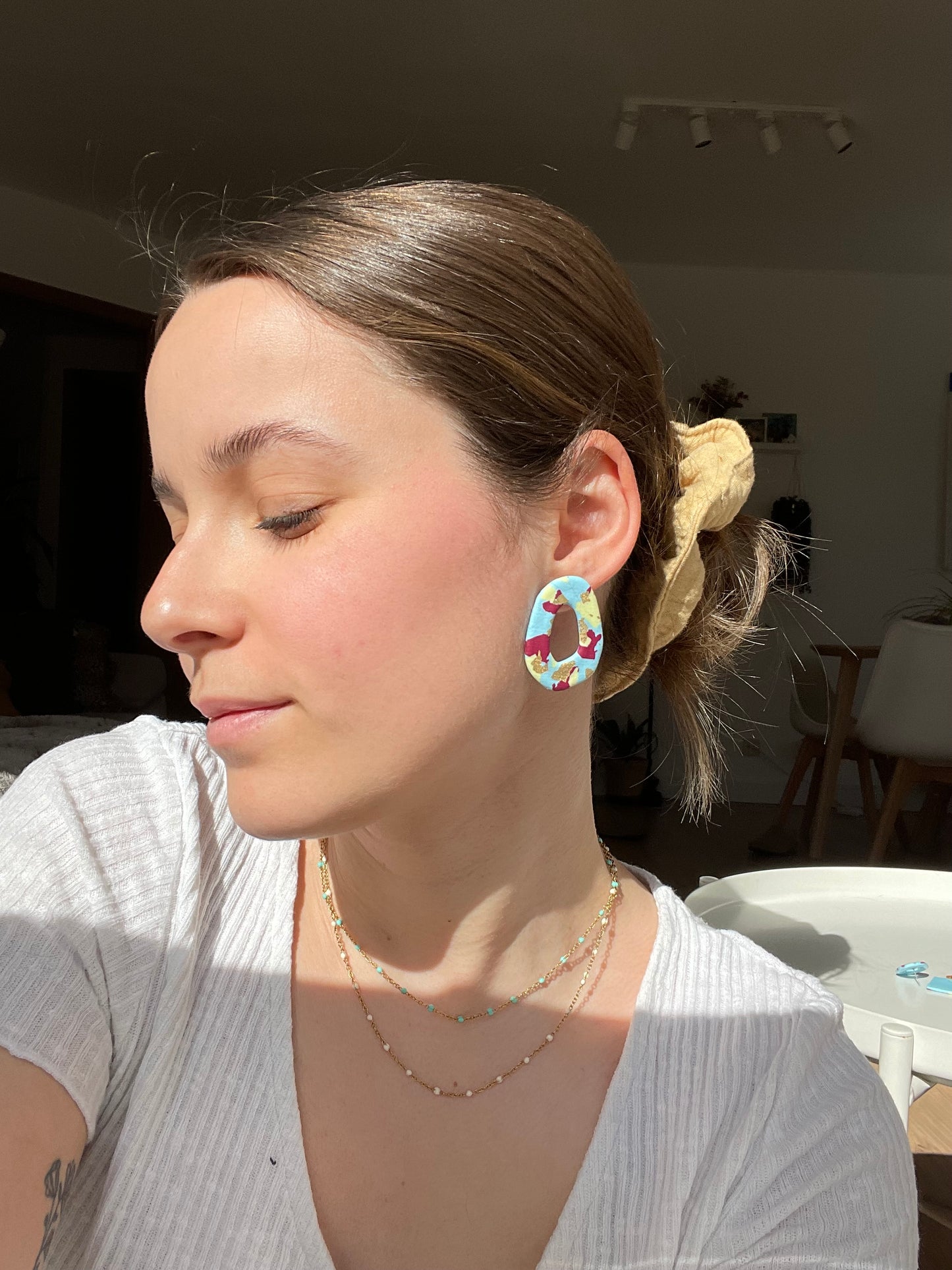 Leize tie dye azul