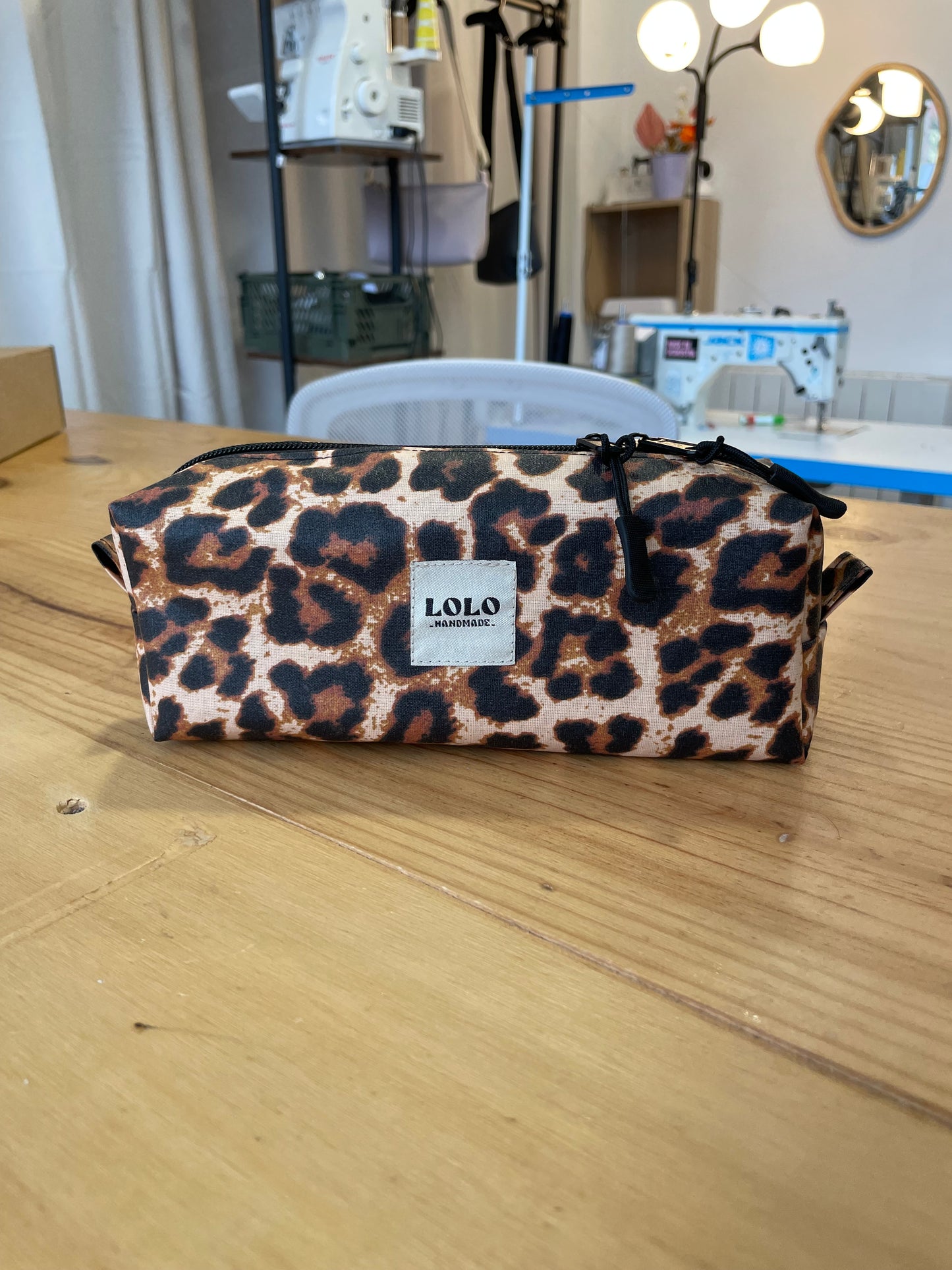Estuche leopardo impermeable