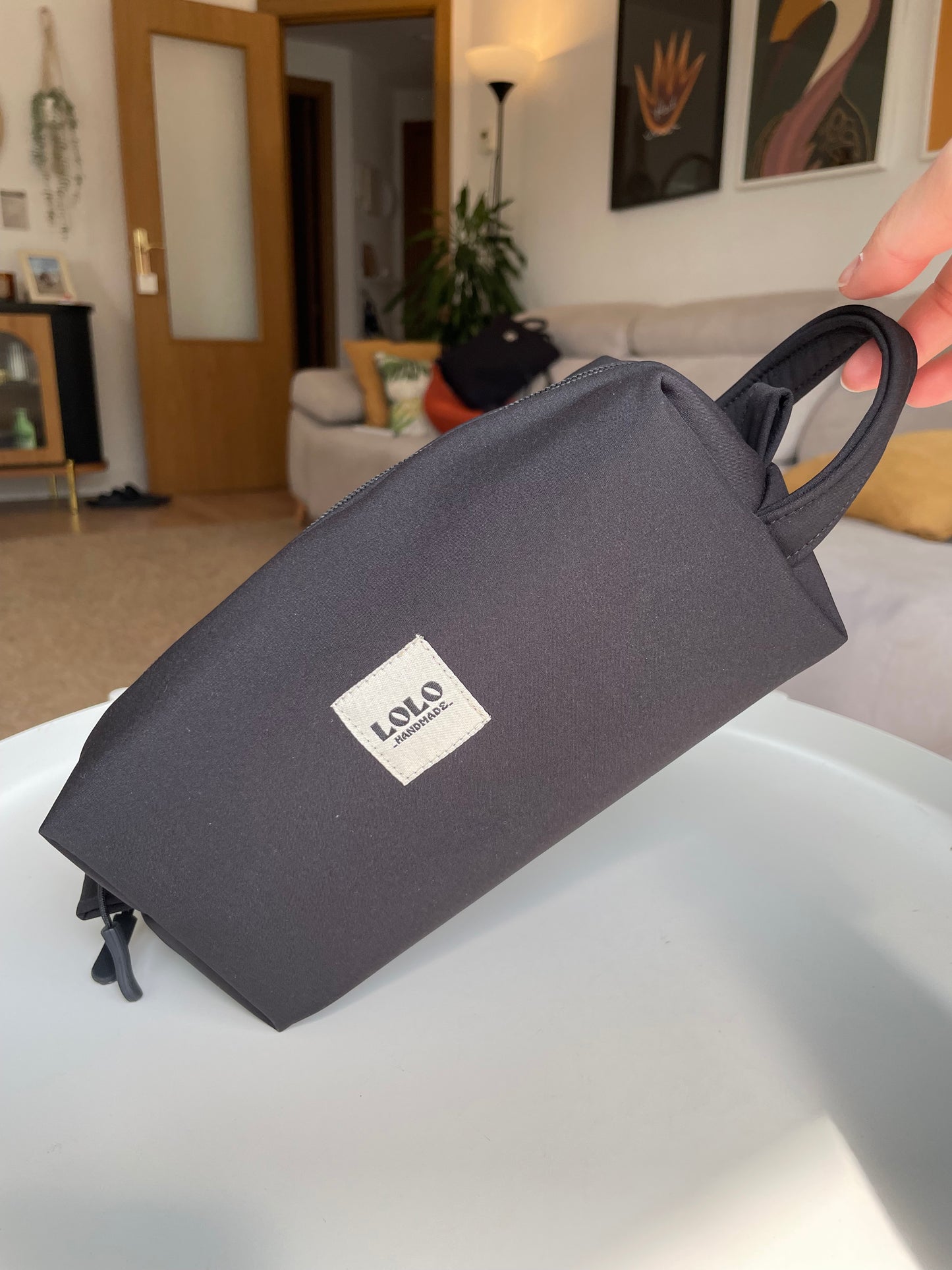 Neceser negro softshell