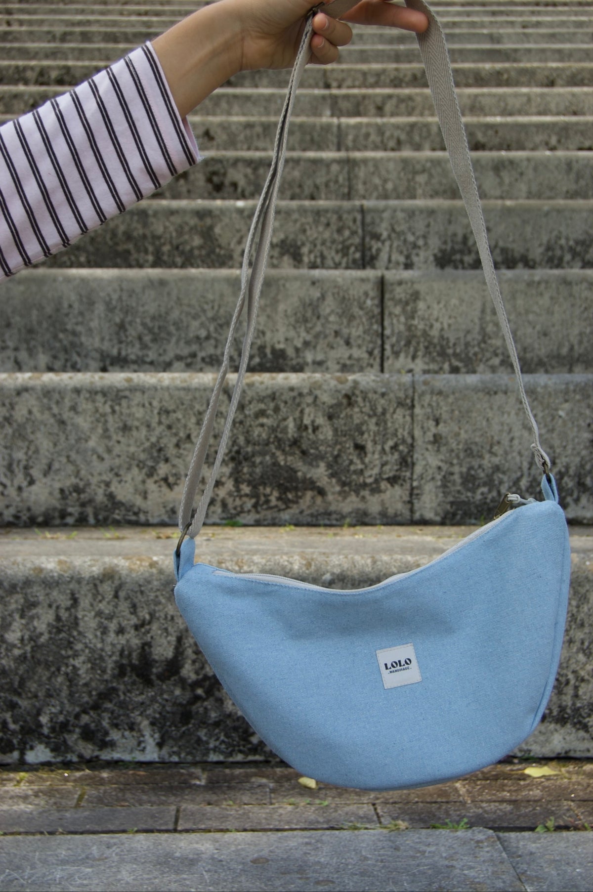 Bolso moon tejano claro