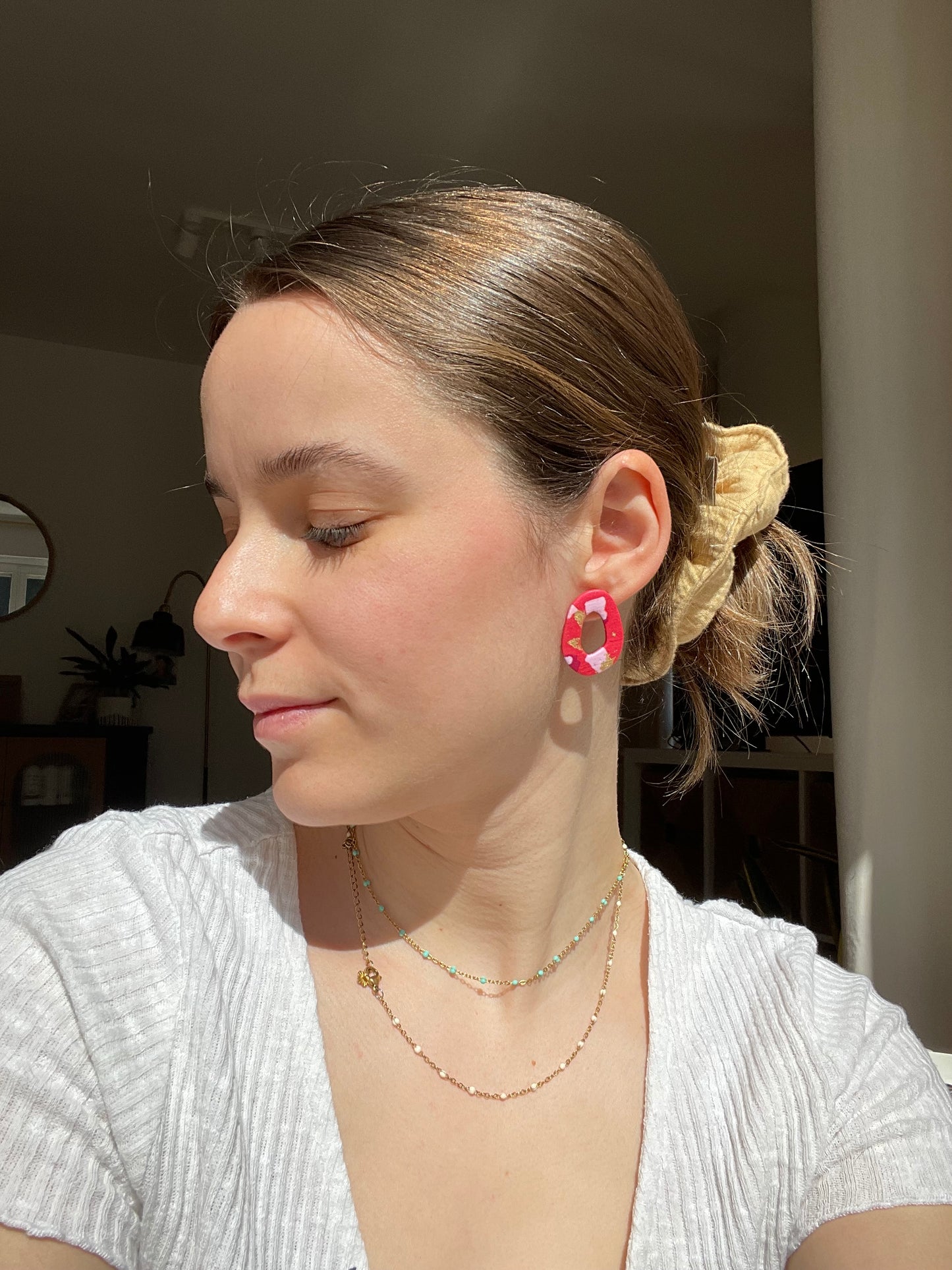 Mini leize tie dye rojo