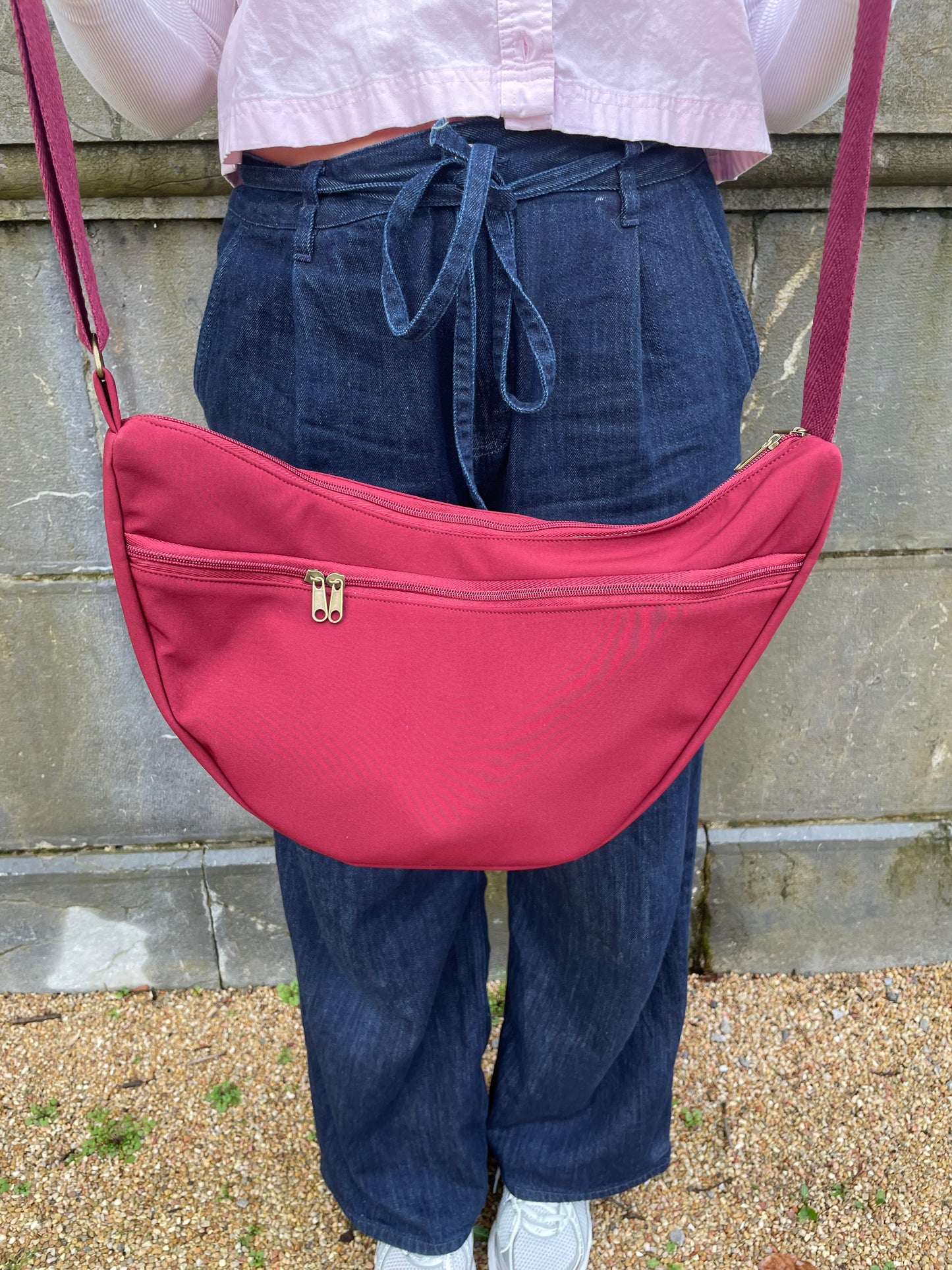 Bolso moon XL softshell burdeos