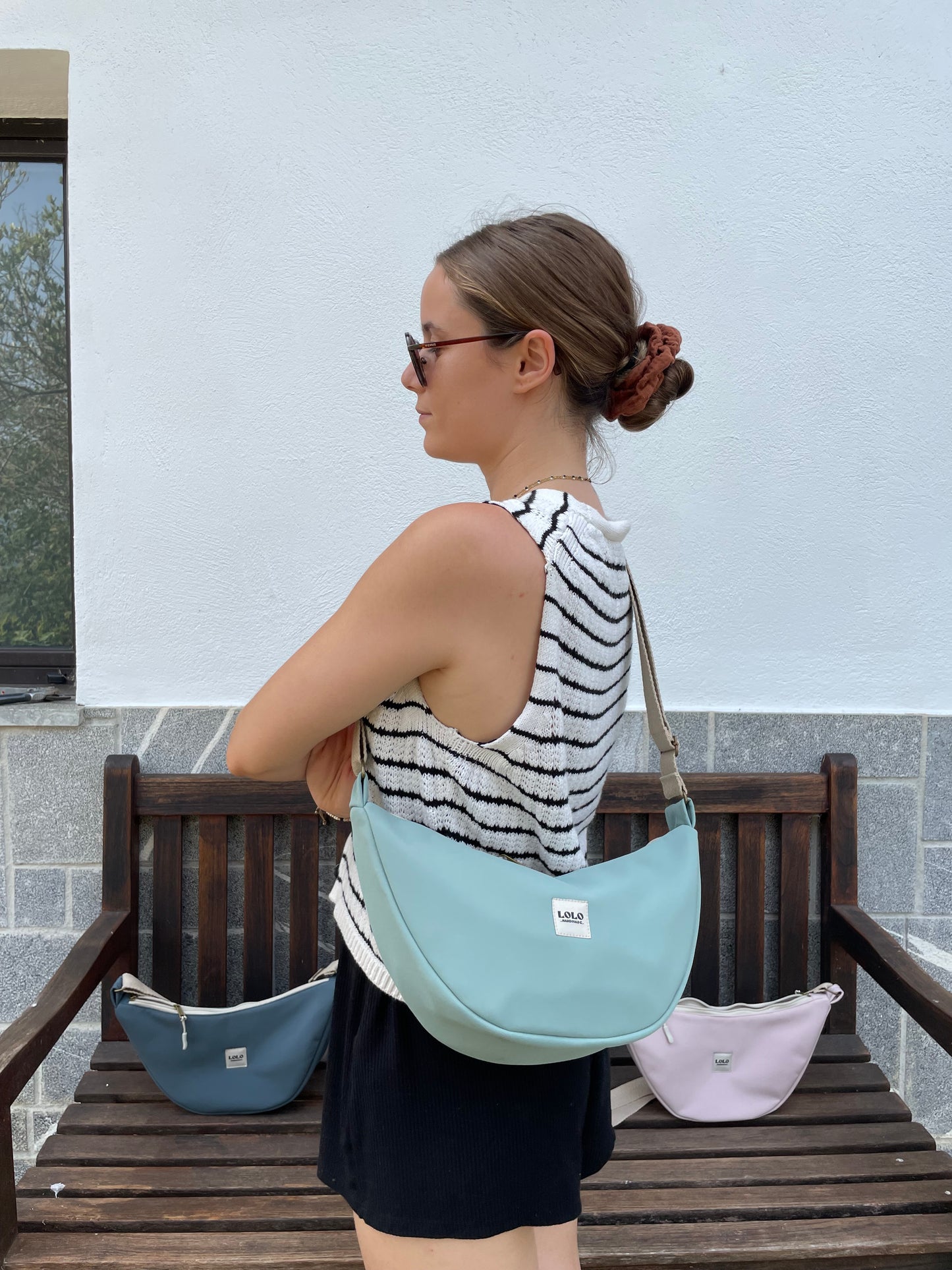 Bolso moon softshell verde menta