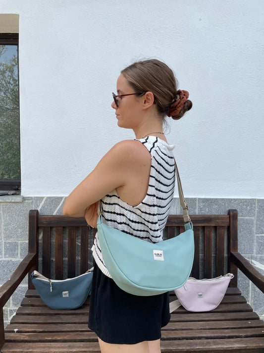 Bolso moon softshell verde menta
