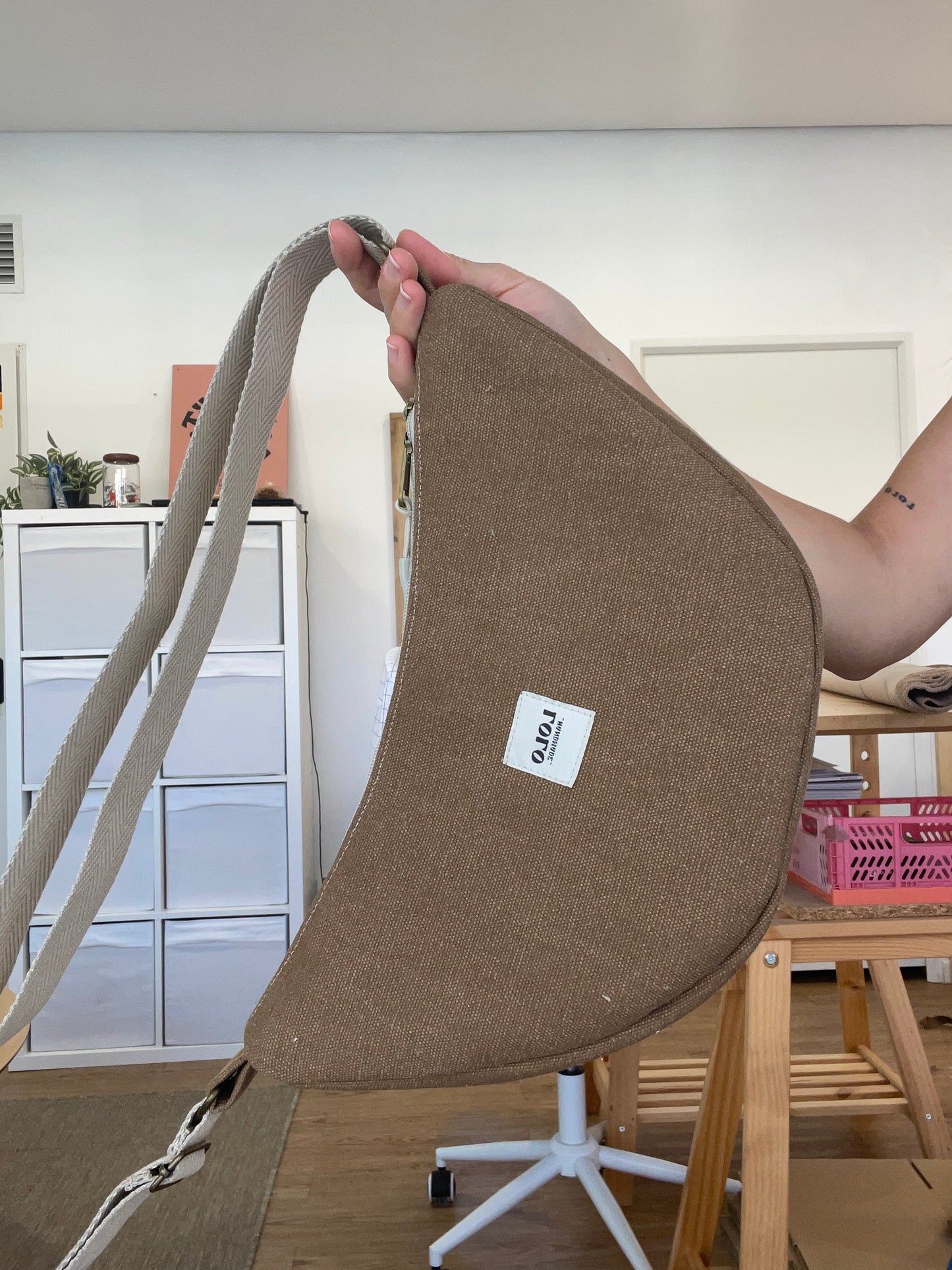Bolso moon marrón vintage