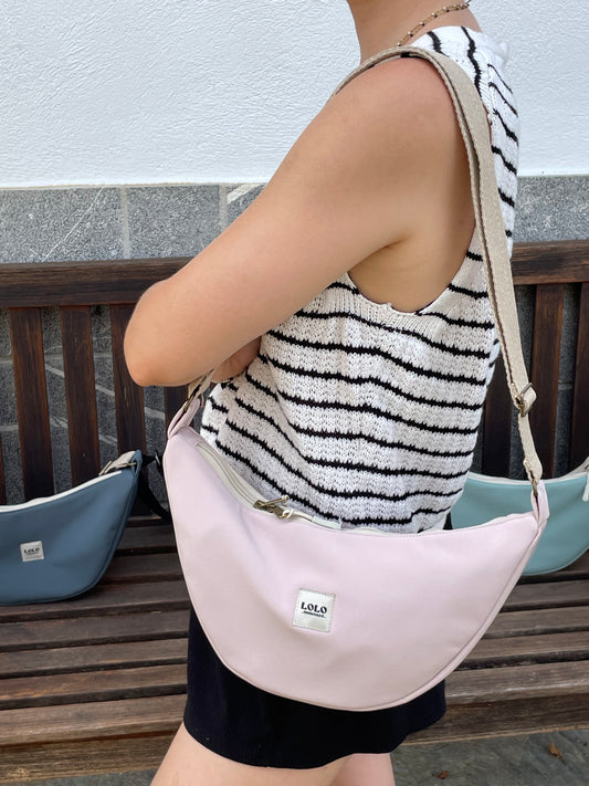 Bolso moon softshell rosa palo