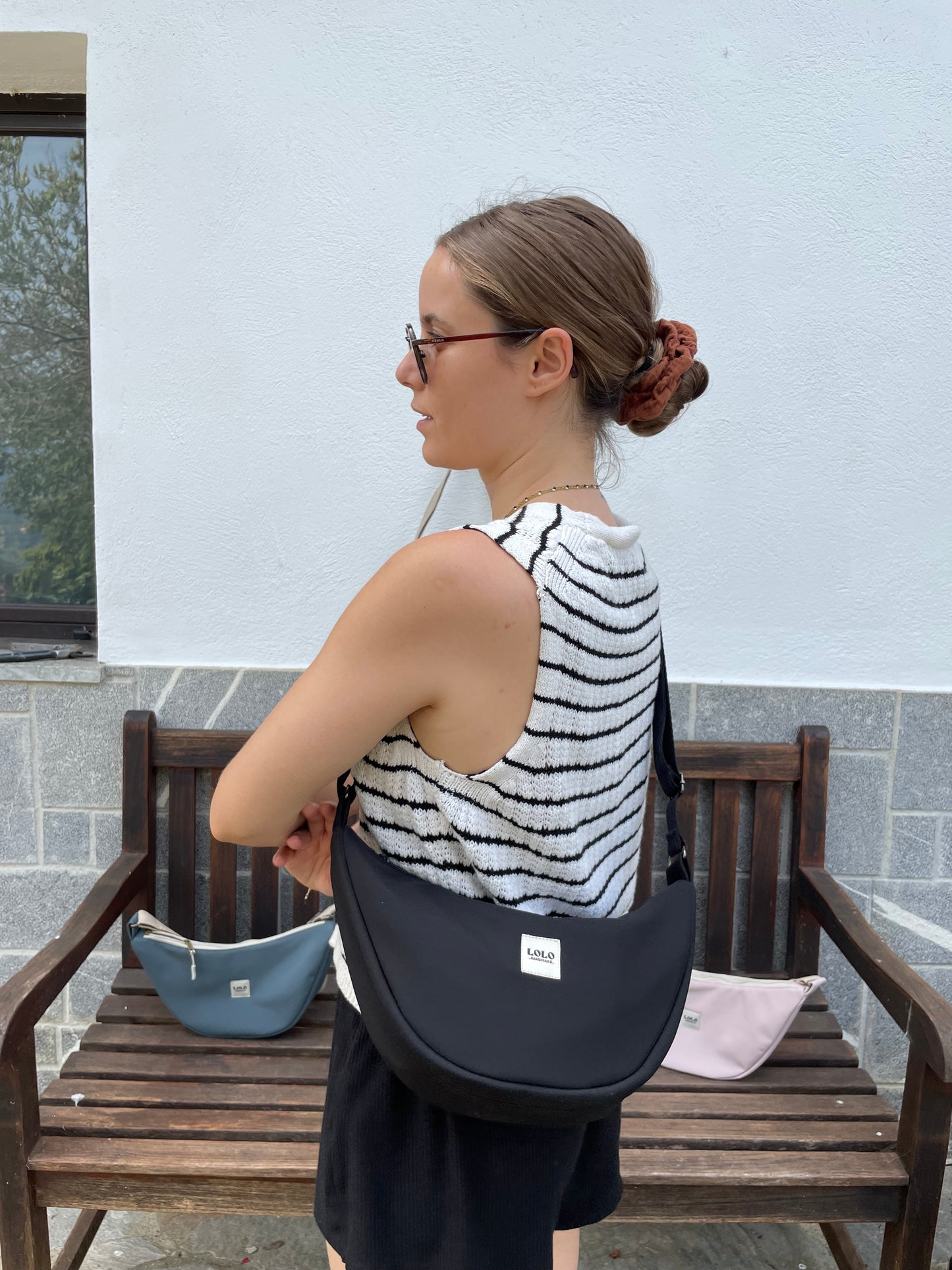 Bolso moon softshell negro