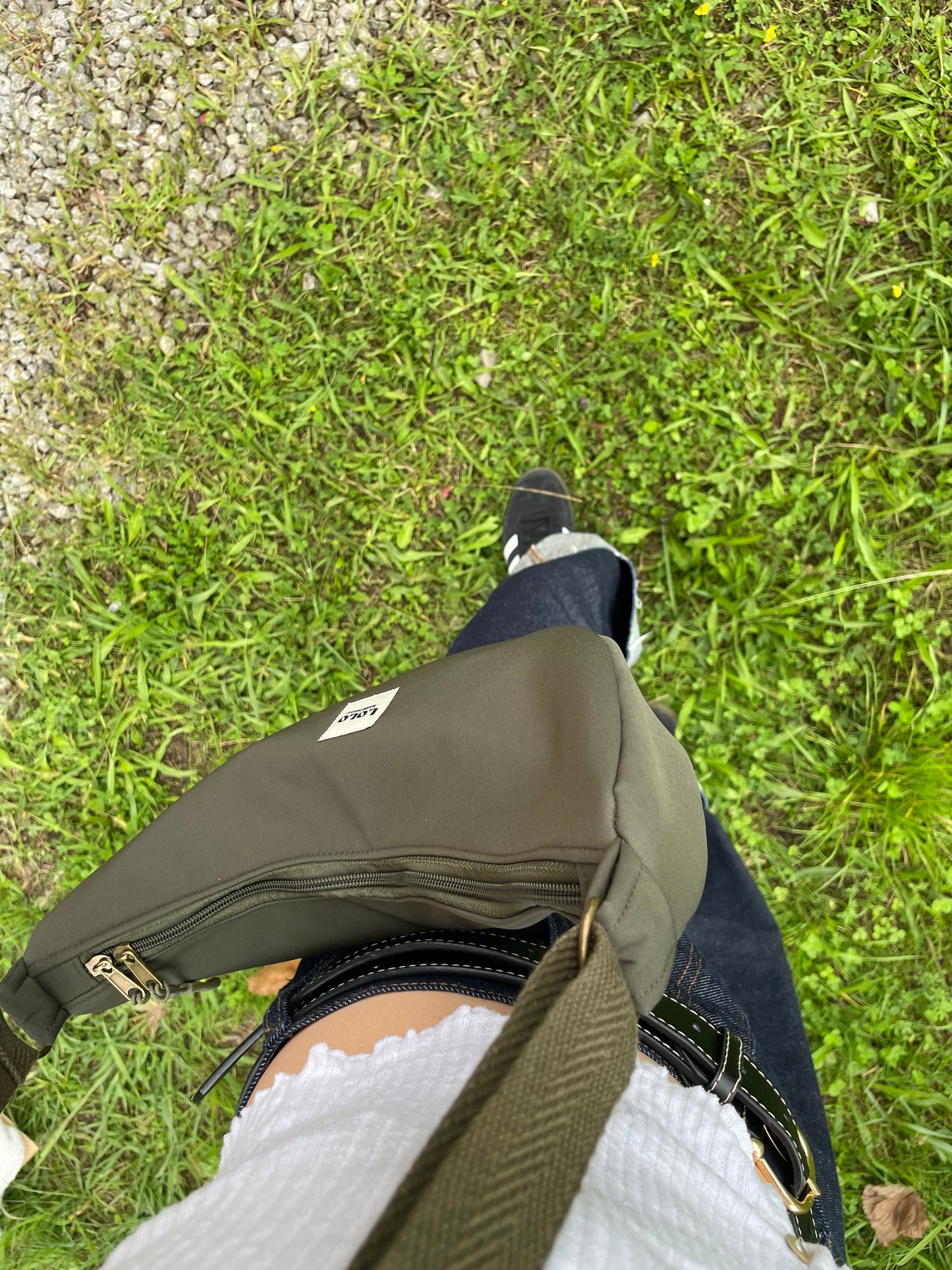 Bolso moon softshell verde botella