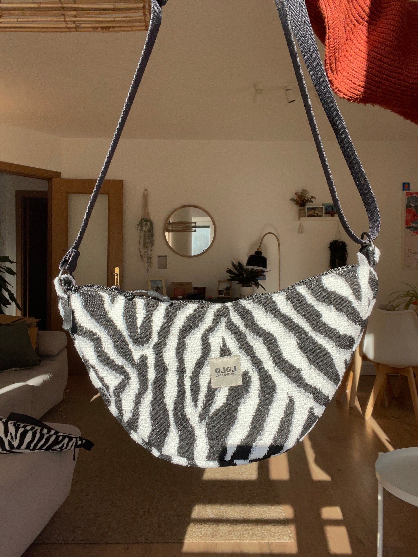Bolso moon cebra