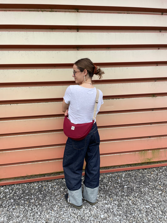 Bolso moon softshell burdeos