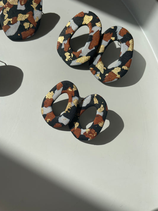 Mini leize negro Tie dye