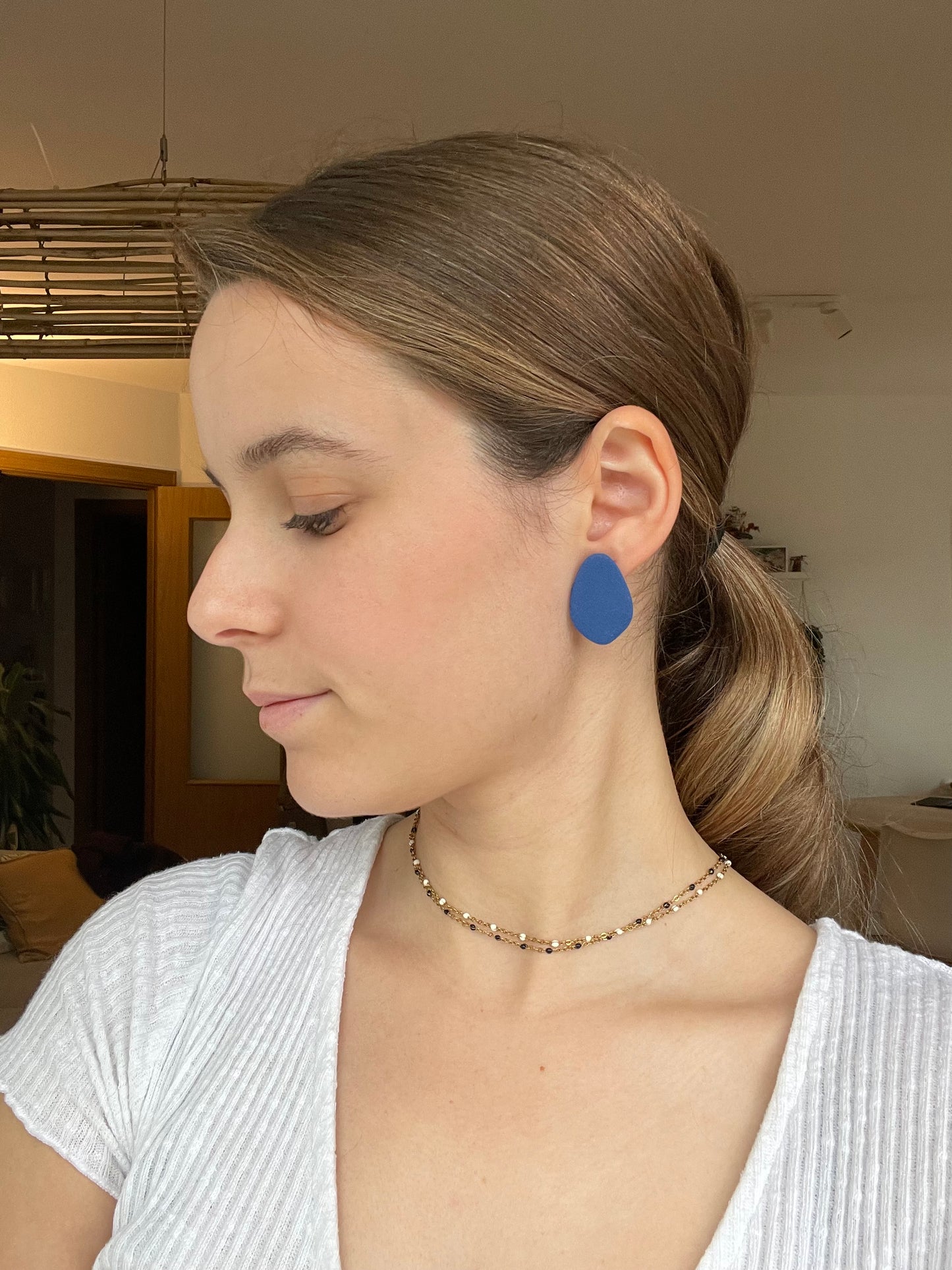 Mini harri azul marino