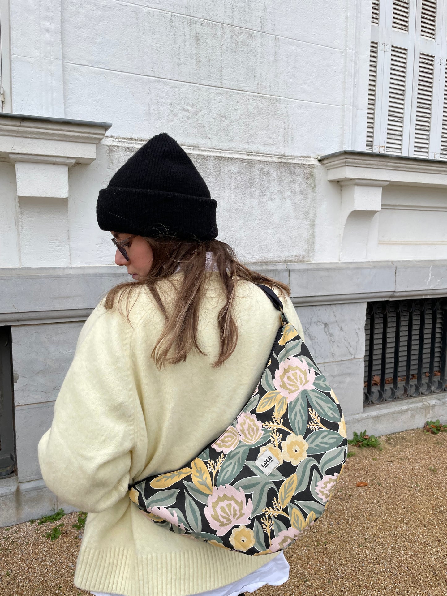 Bolso moon XL jardín de flores