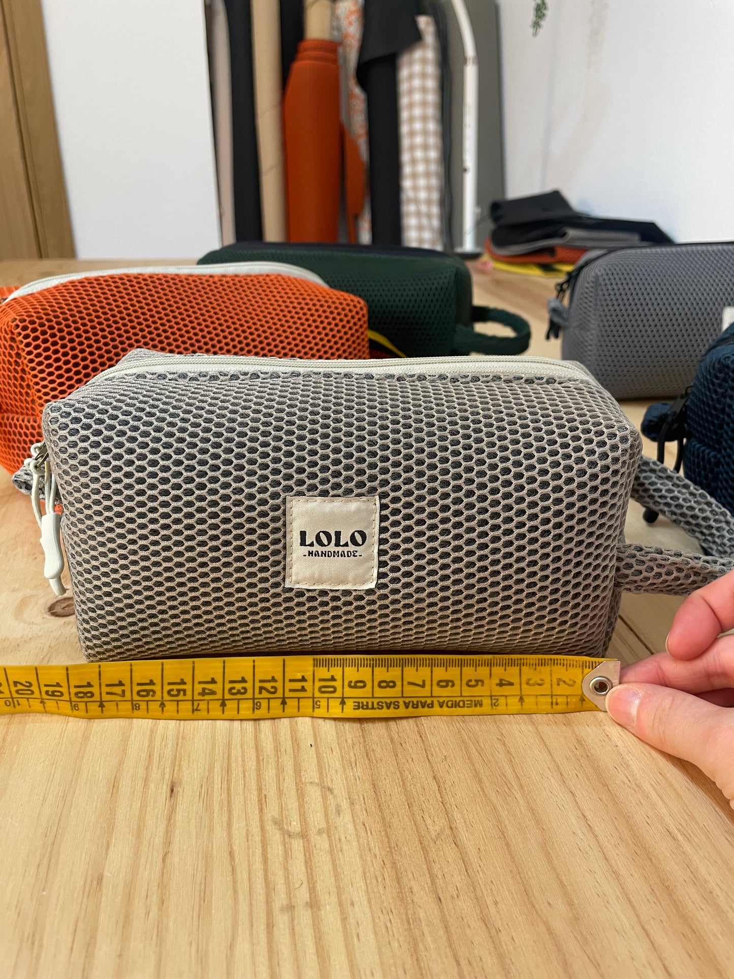 Neceser malla 3D negro