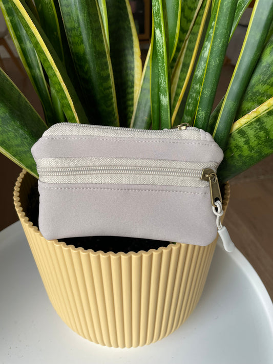 Cartera softshell beige