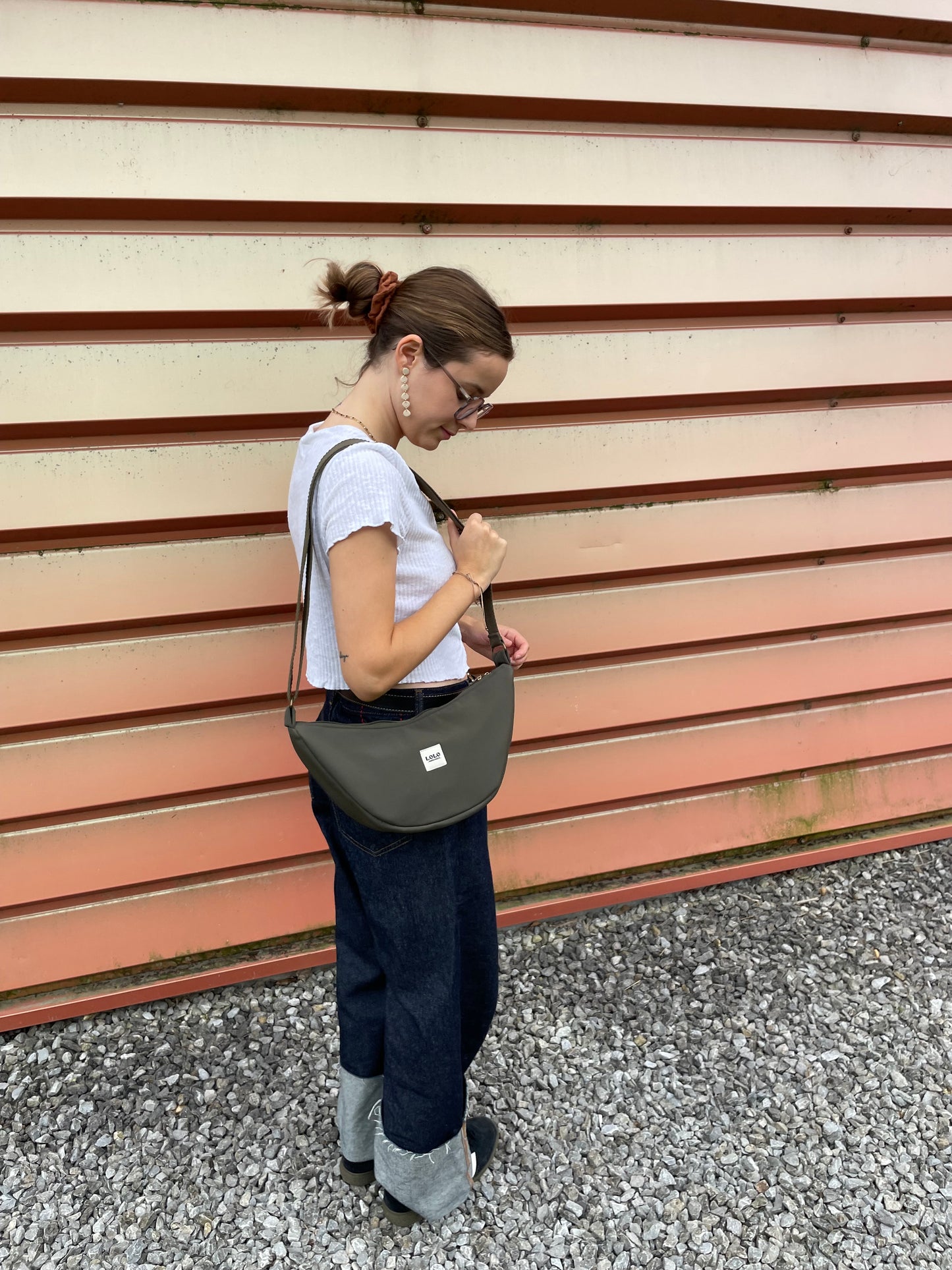 Bolso moon softshell verde botella