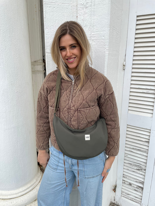 Bolso moon XL softshell verde botella