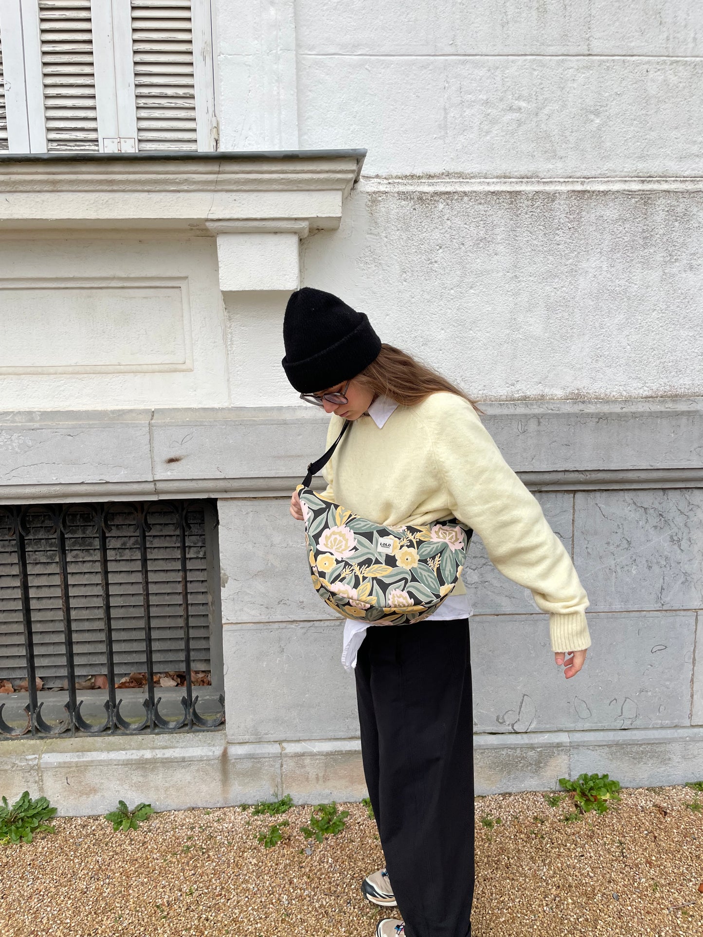 Bolso moon XL jardín de flores