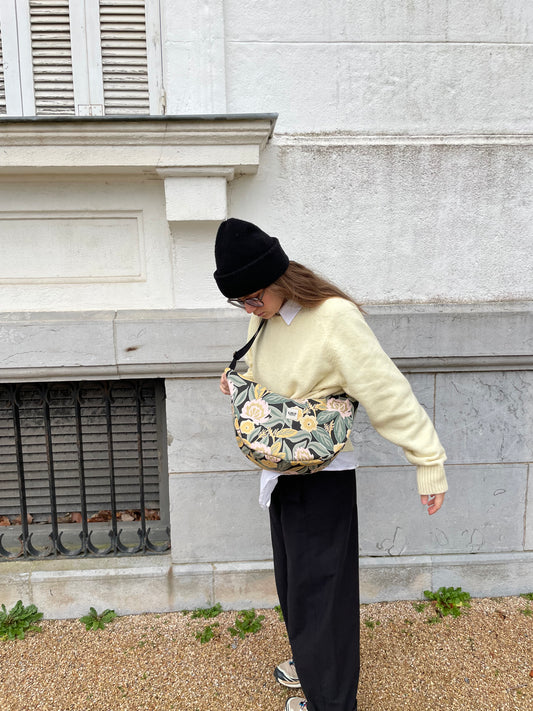 Bolso moon XL jardín de flores